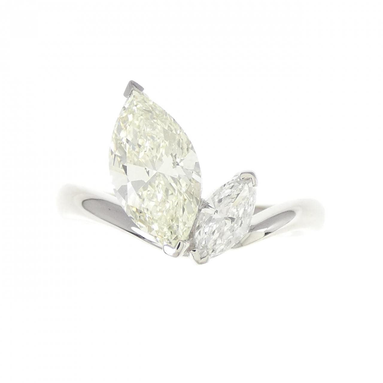 PT Diamond Ring 1.509CT M SI1 Marquise Cut