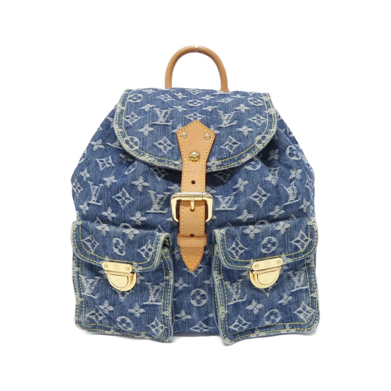 LOUIS VUITTON Monogram牛仔布袋廣告 GM M95056双肩包