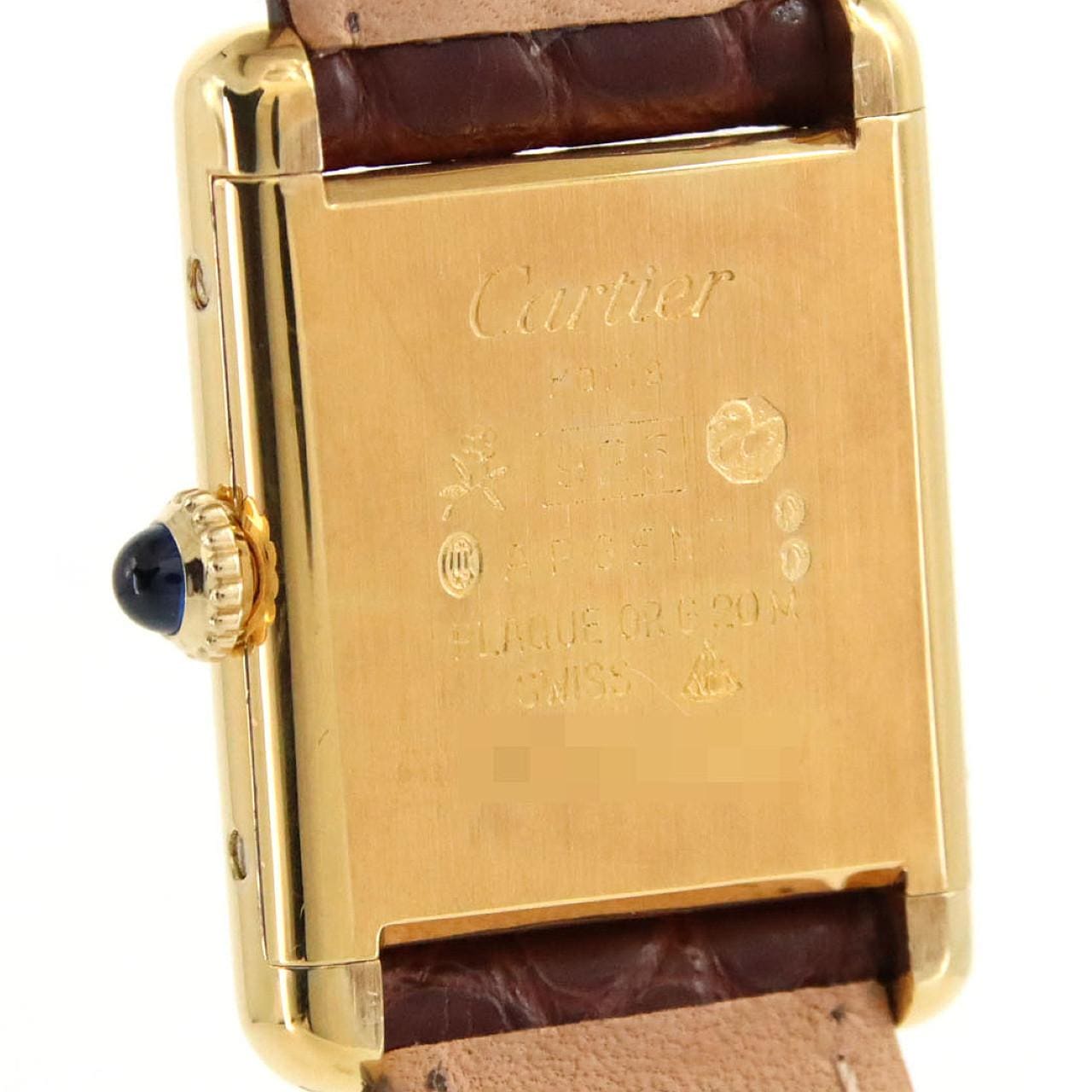 カルティエ マストタンクSM GP 82975613 GP 手巻