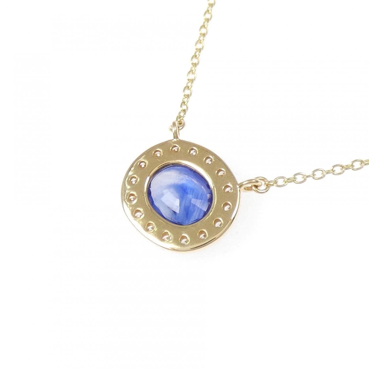 【新品】K18YG サファイヤ ネックレス 1.05CT