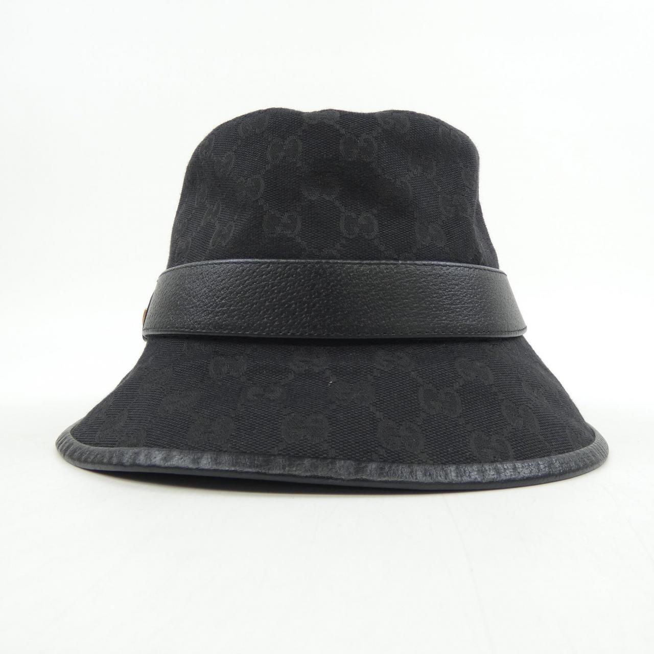 グッチ GUCCI ダブルG付き GGキャンバス バケットハット 576587 4HG53 ハット