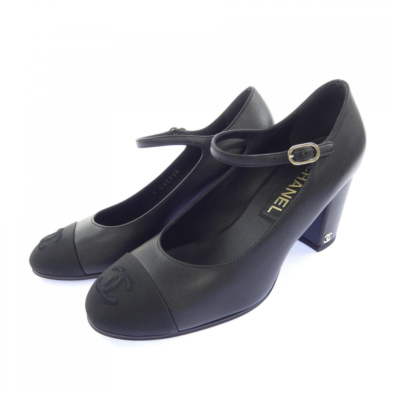 シャネル CHANEL メリージェーン MARY JANES G45119B14015 パンプス