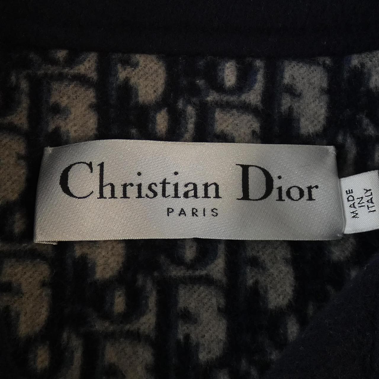 クリスチャンディオール CHRISTIAN DIOR ディオールオブリーク ダブルフェイス 110C08A1375 ピーコート
