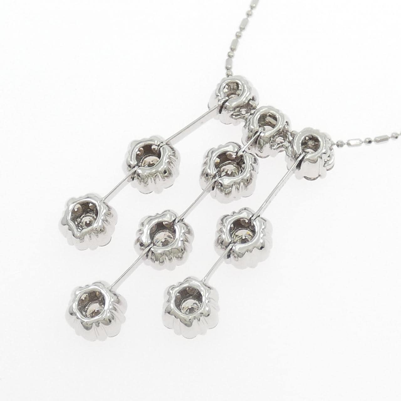 K18WG ダイヤモンド ネックレス 3.00CT