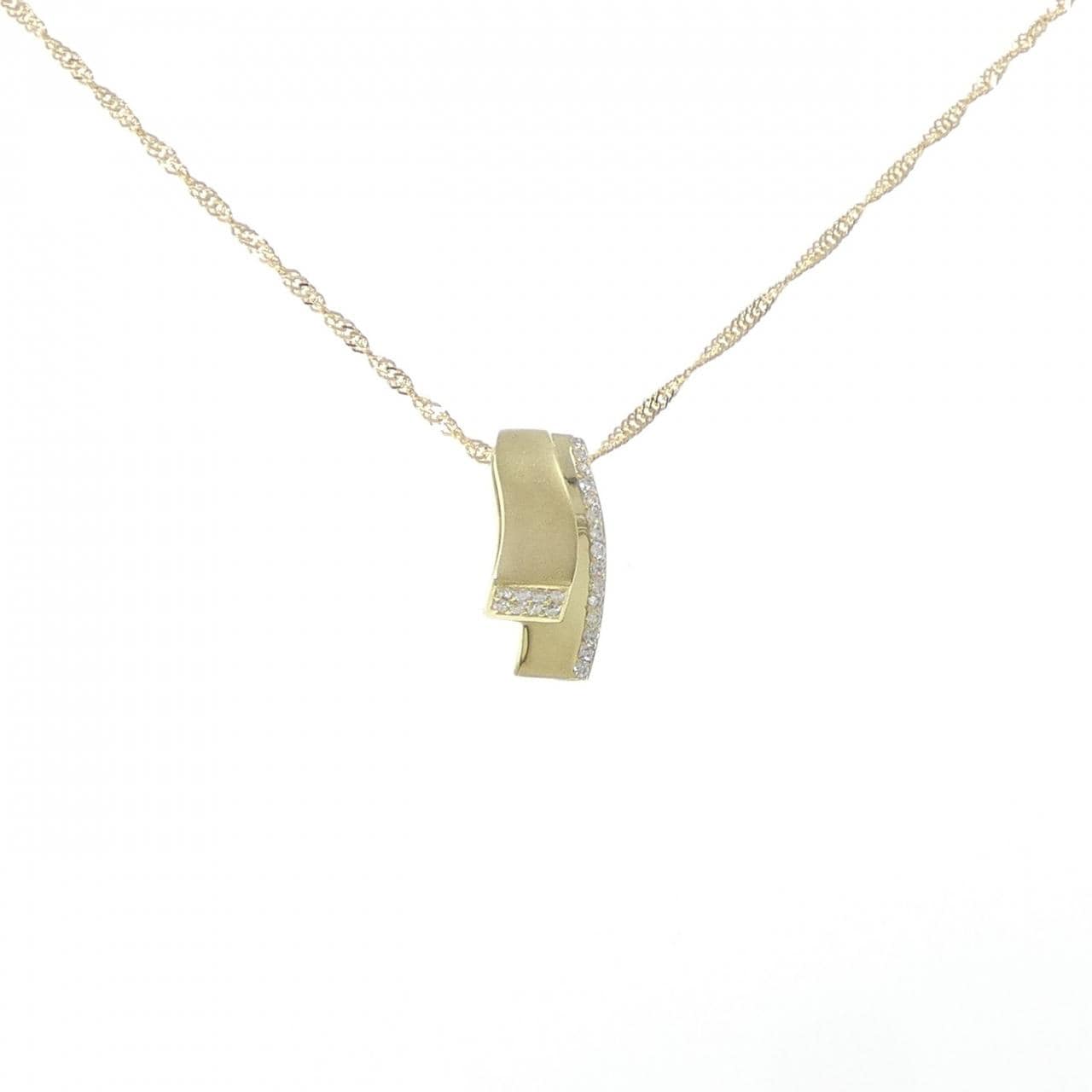 K18YG ダイヤモンド ネックレス 0.28CT