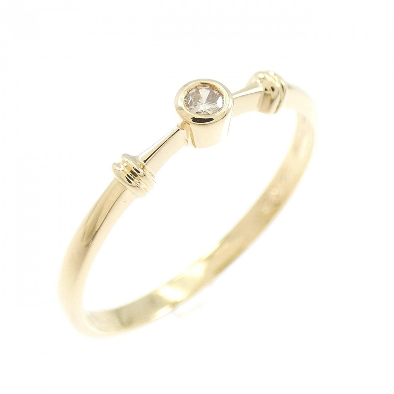 K18YG ダイヤモンド リング 0.03CT