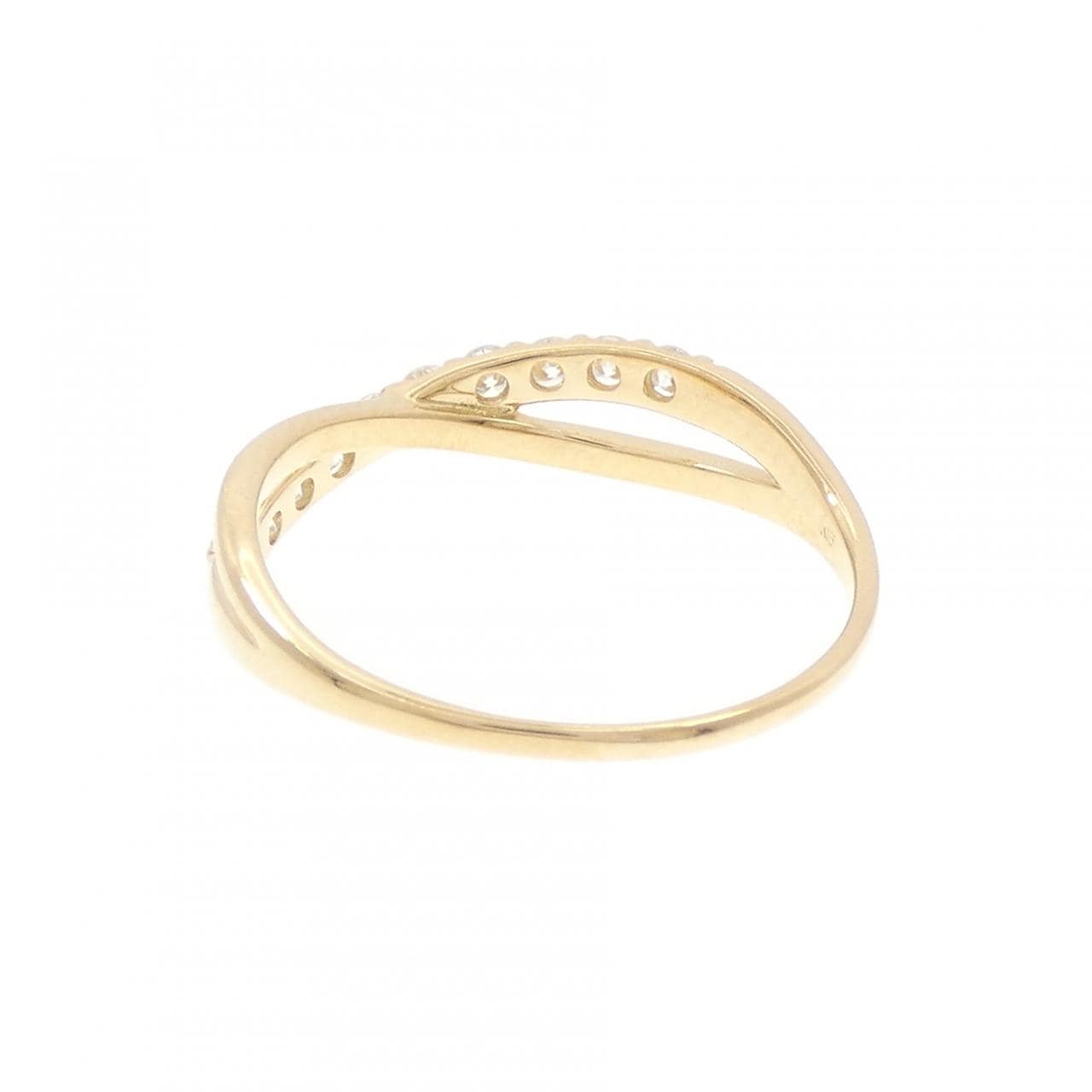 【リメイク】K18YG ダイヤモンド リング 0.30CT