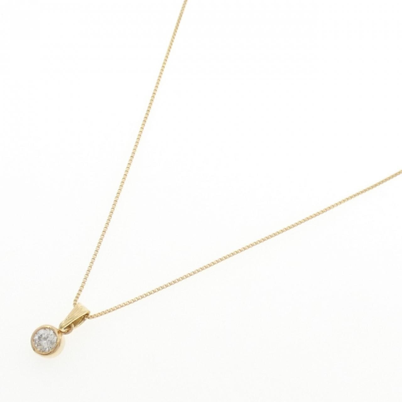 K18YG ダイヤモンド ネックレス 0.217CT