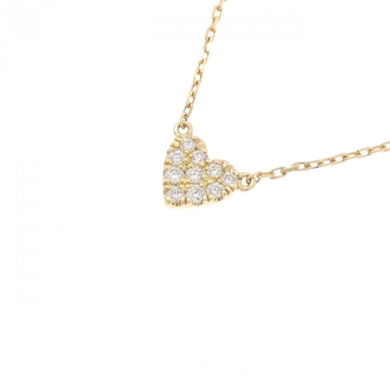アーカー ハートパヴェ ネックレス 0.05CT
