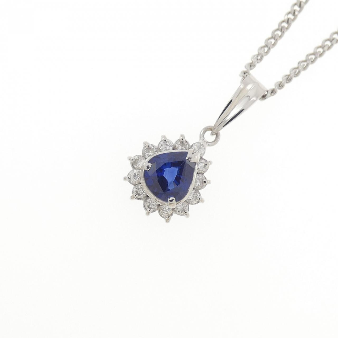 PT900/PT850 サファイヤ ネックレス 0.72CT