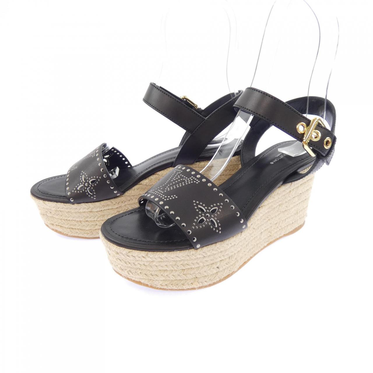 ルイヴィトン LOUIS VUITTON LVイニシャル、モノグラムフラワー スターボードライン サンダル