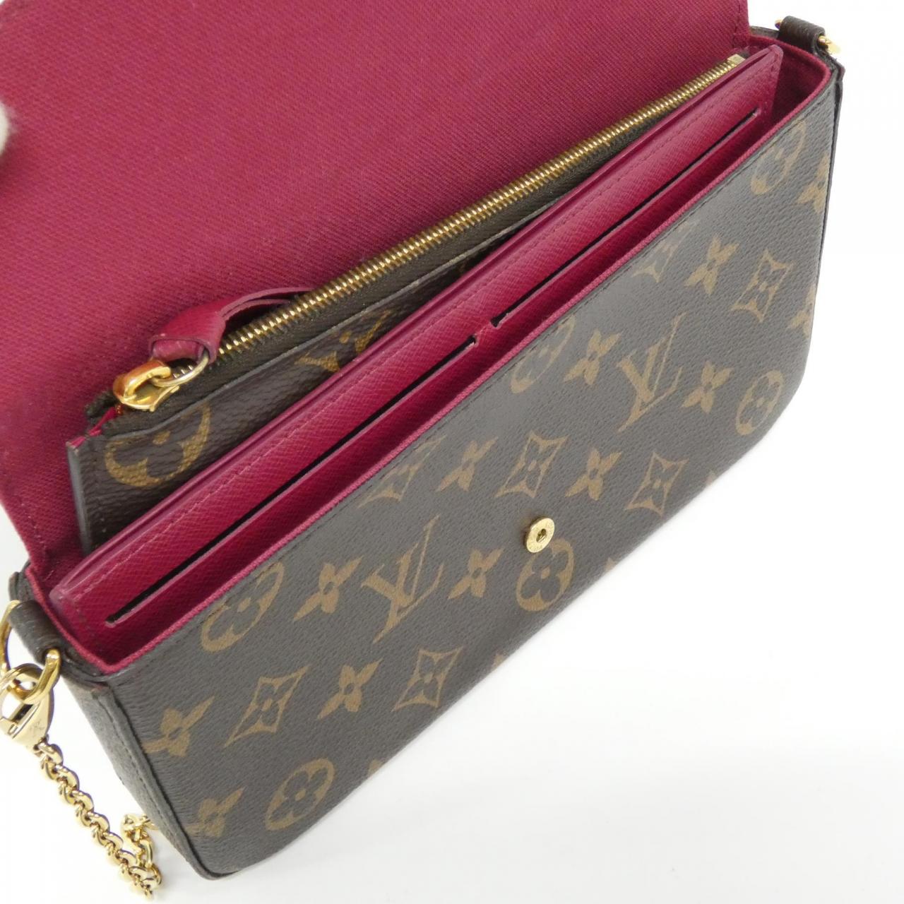 LOUIS VUITTON Monogram Pochette Félicie M61276 单肩包