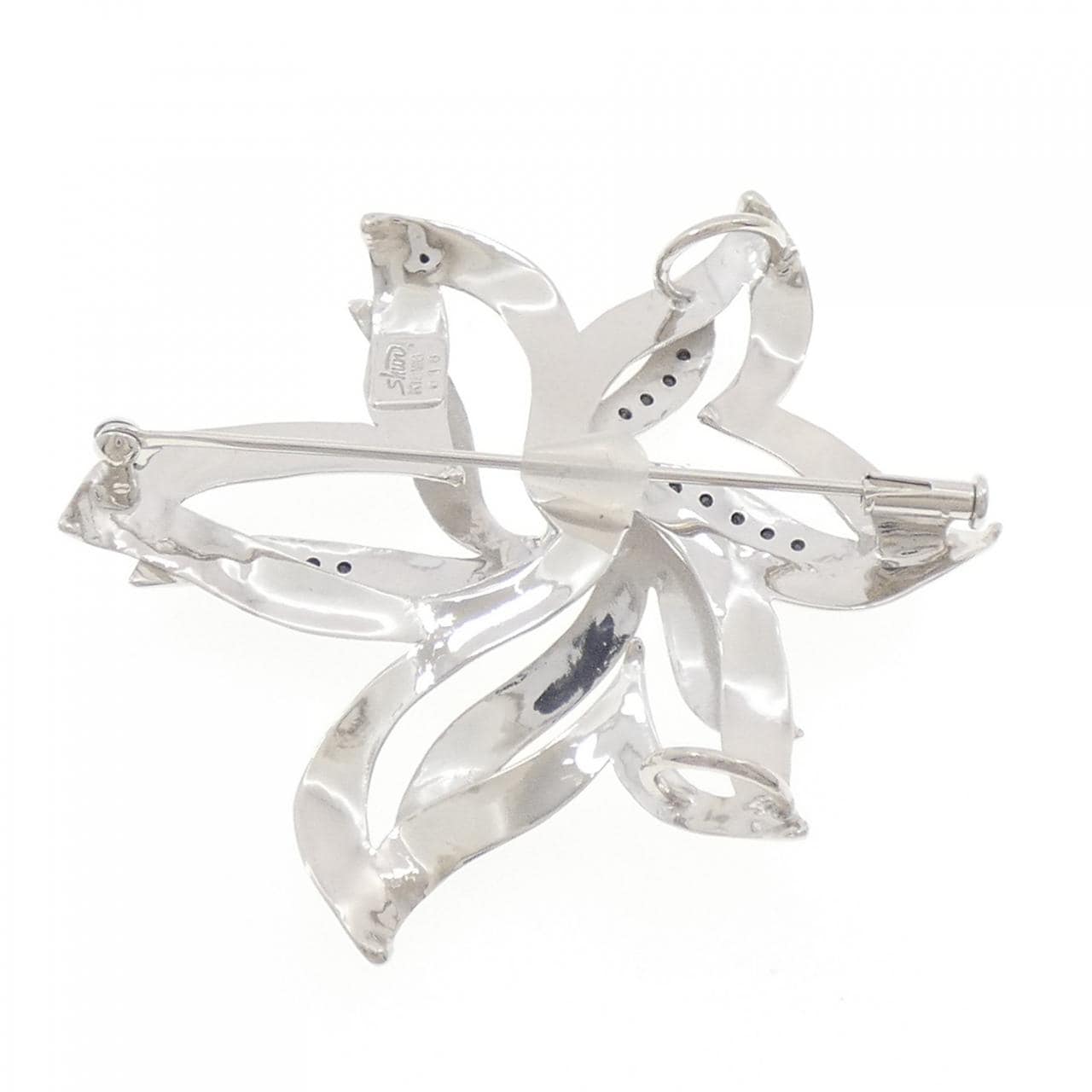 タムラシュンイチ ダイヤモンド ブローチ 0.16CT