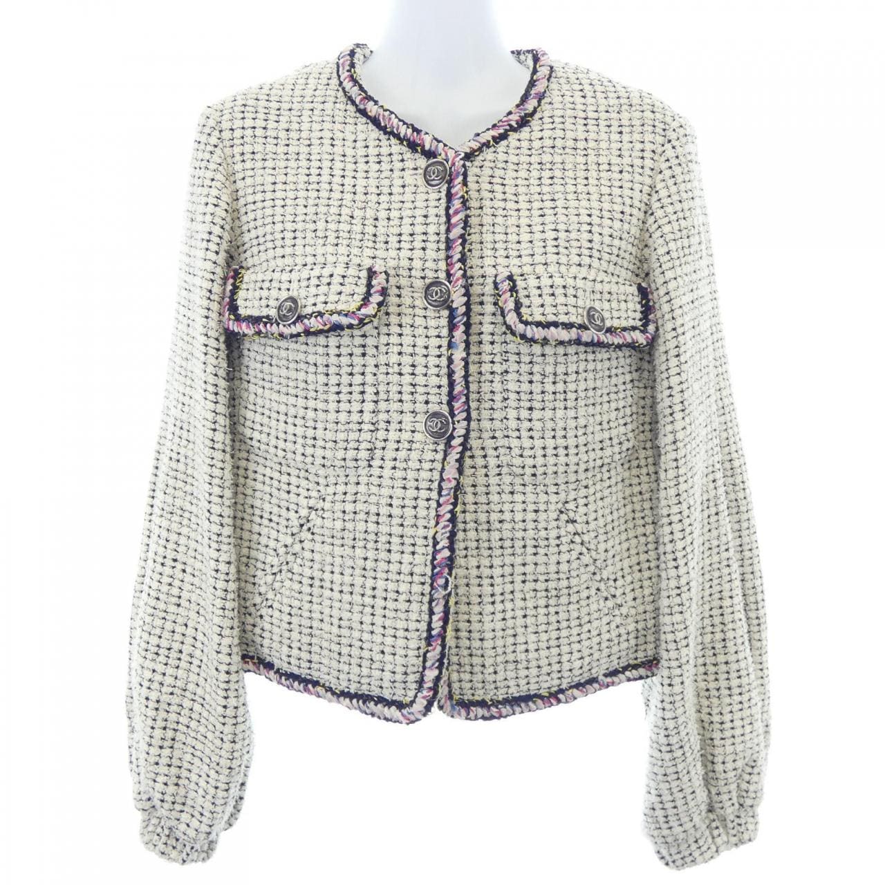 シャネル CHANEL LOOK29 P70074V60046 ノーカラージャケット