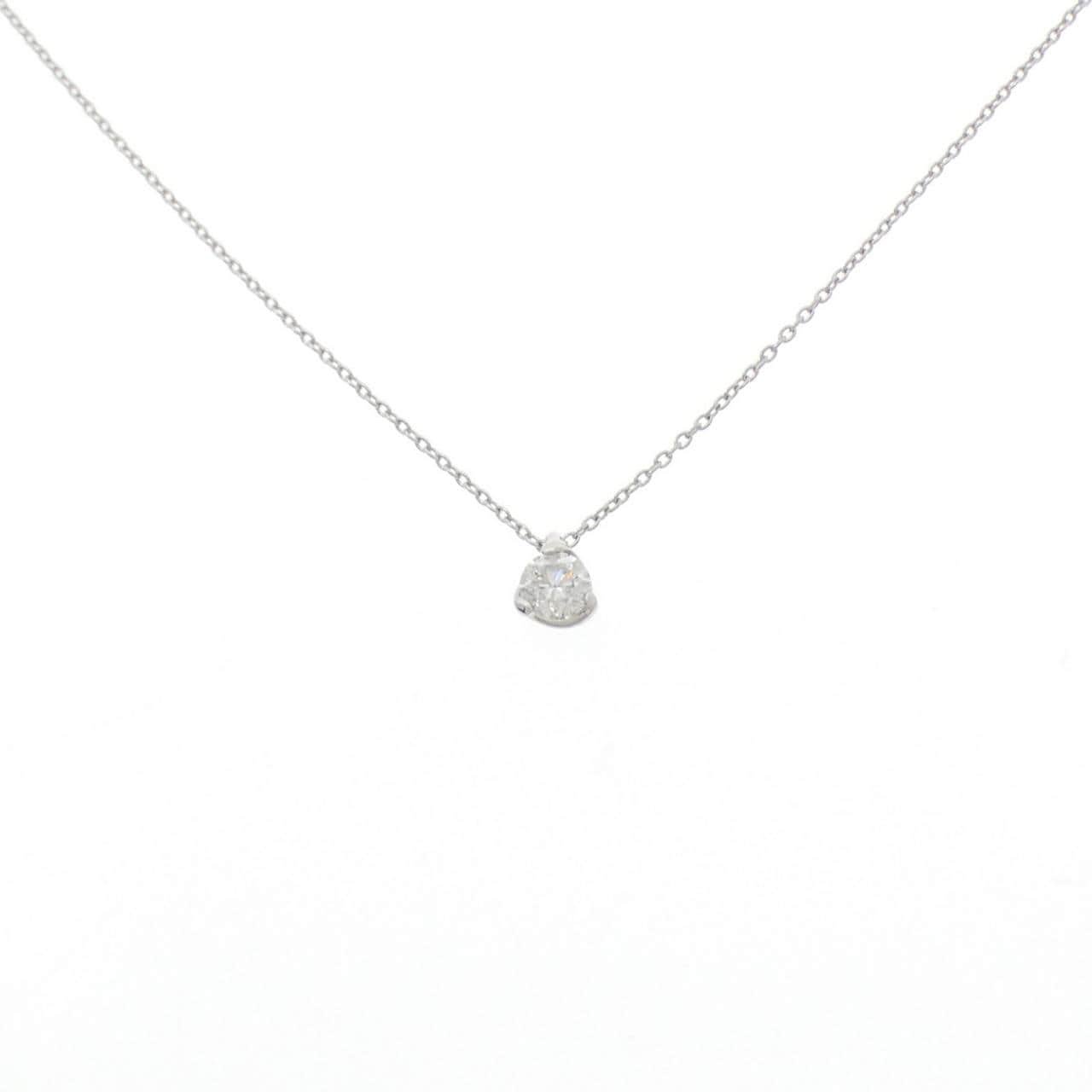 PT850 ソリティア ダイヤモンド ネックレス 0.270CT