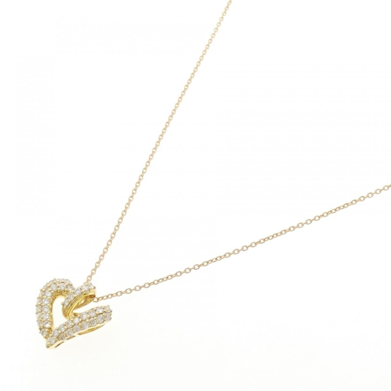 K18YG ダイヤモンド ネックレス 0.60CT