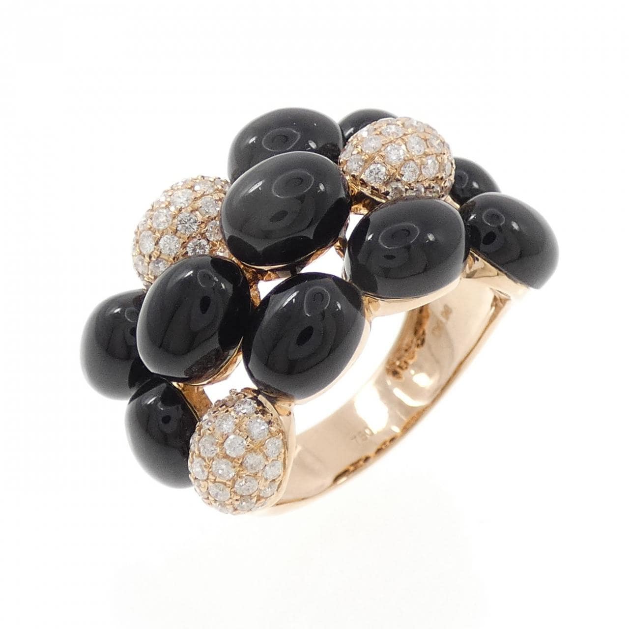 750PG黑瑪瑙戒指