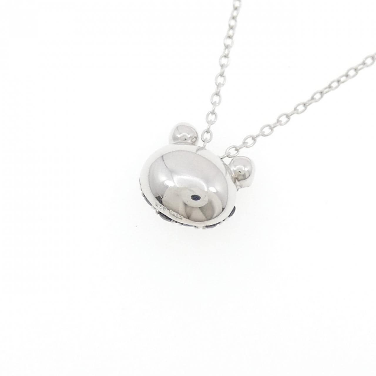 K18WG/K18BG ダイヤモンド ネックレス 0.58CT