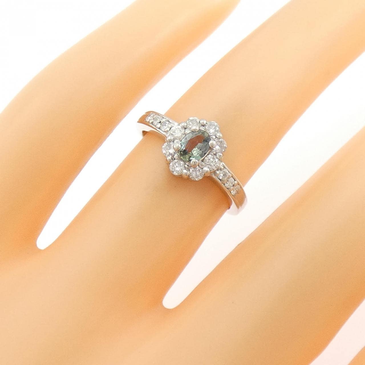 PT900 アレキサンドライト リング 0.19CT