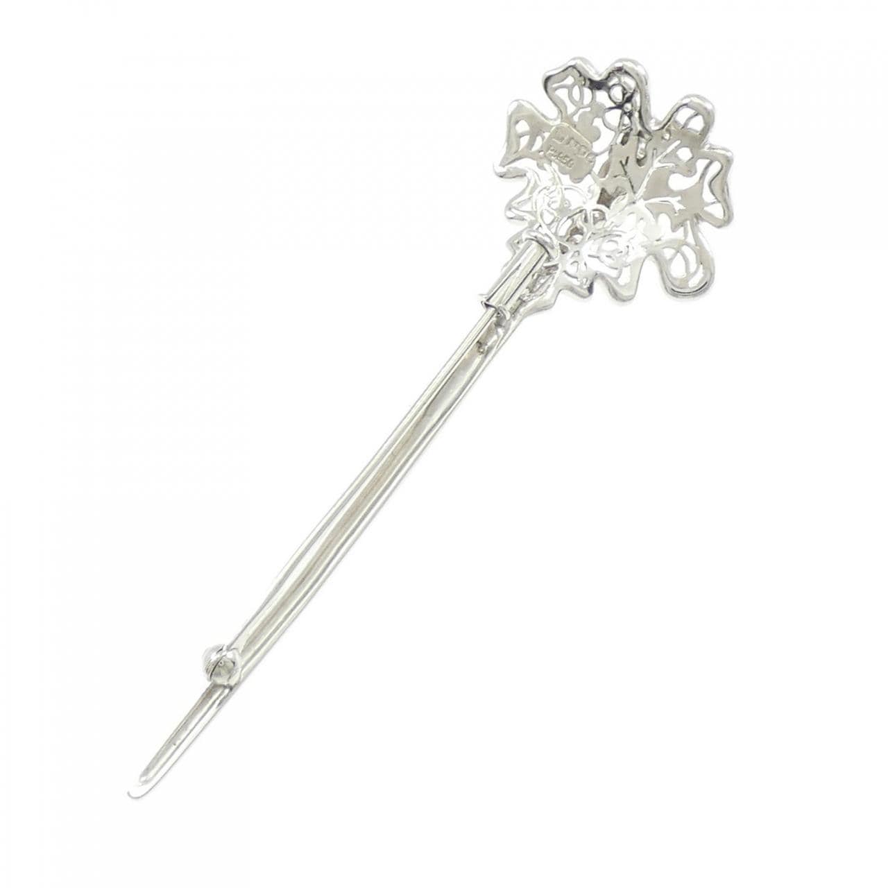 PT950 ダイヤモンド ブローチ