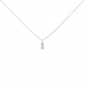 K10YG ダイヤモンド ネックレス 0.02CT