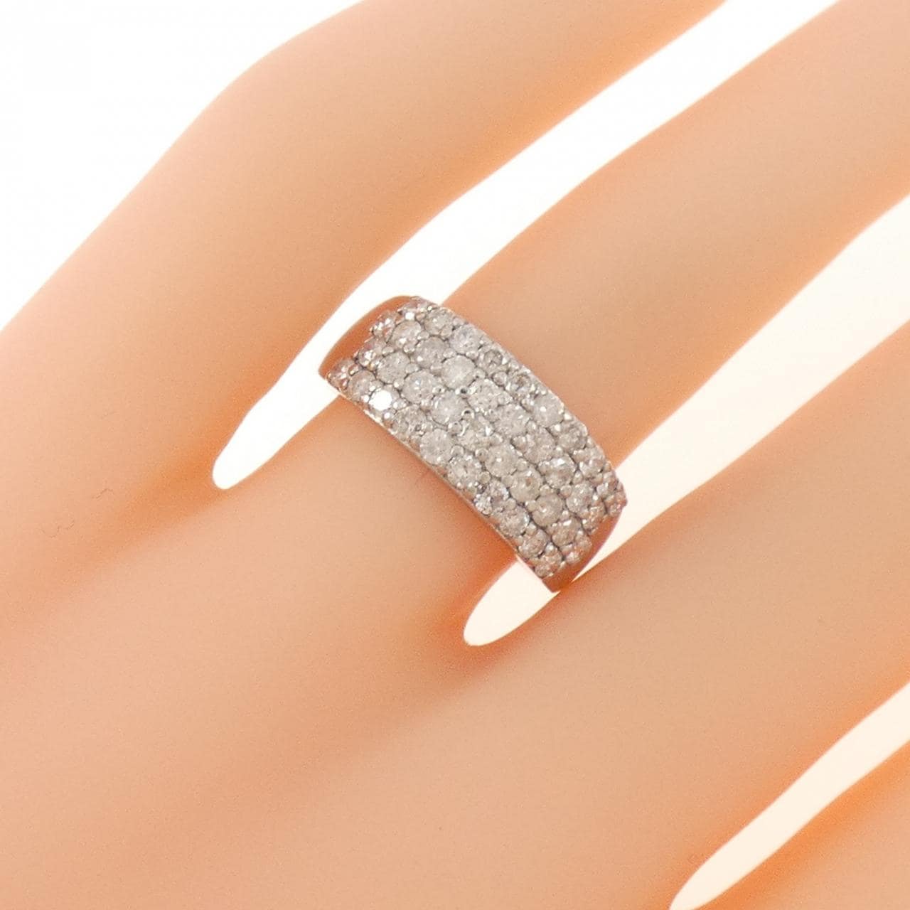 PT900 Pave Diamond Ring 1.00CT