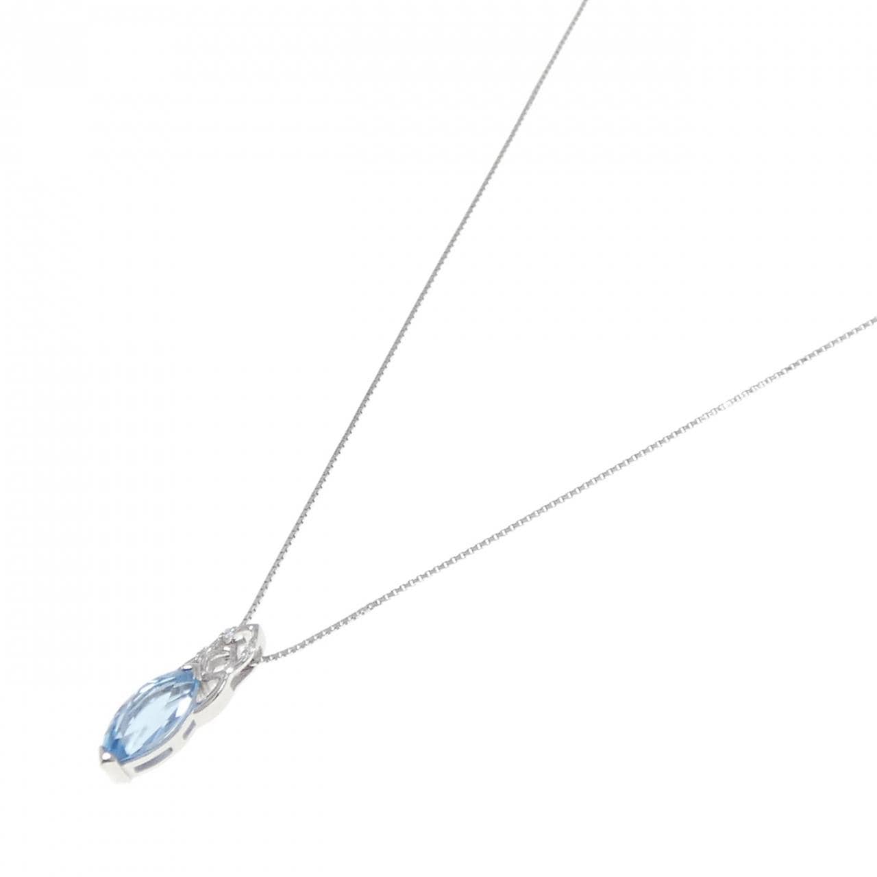 PT Aquamarine Necklace 1.61CT