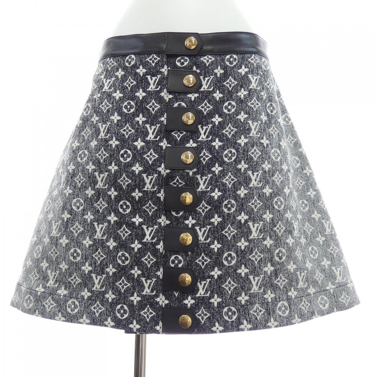 ルイヴィトン LOUIS VUITTON モノグラムデニムボタンタブスカート FOSK25KJ2 スカート