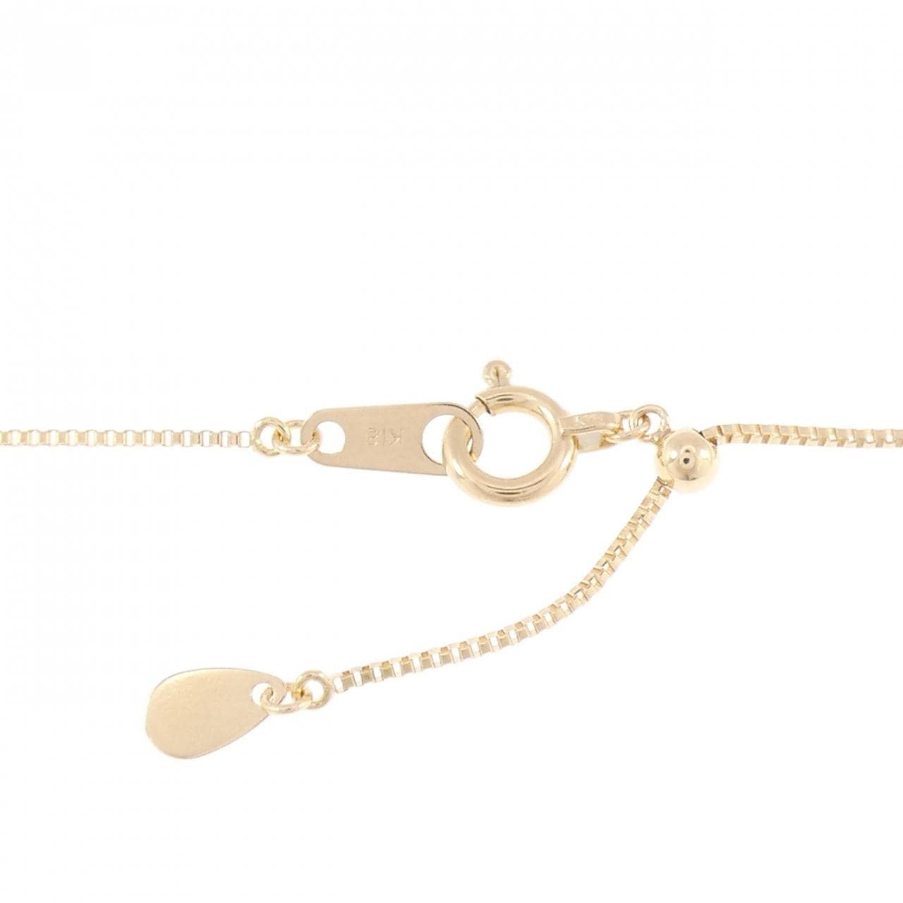 K18YG ムーン ダイヤモンド ネックレス 0.23CT