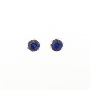 【新品】K18YG サファイヤ ピアス 0.20CT