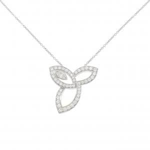 HARRY WINSTON Lily cluster Necklace 0.12CT