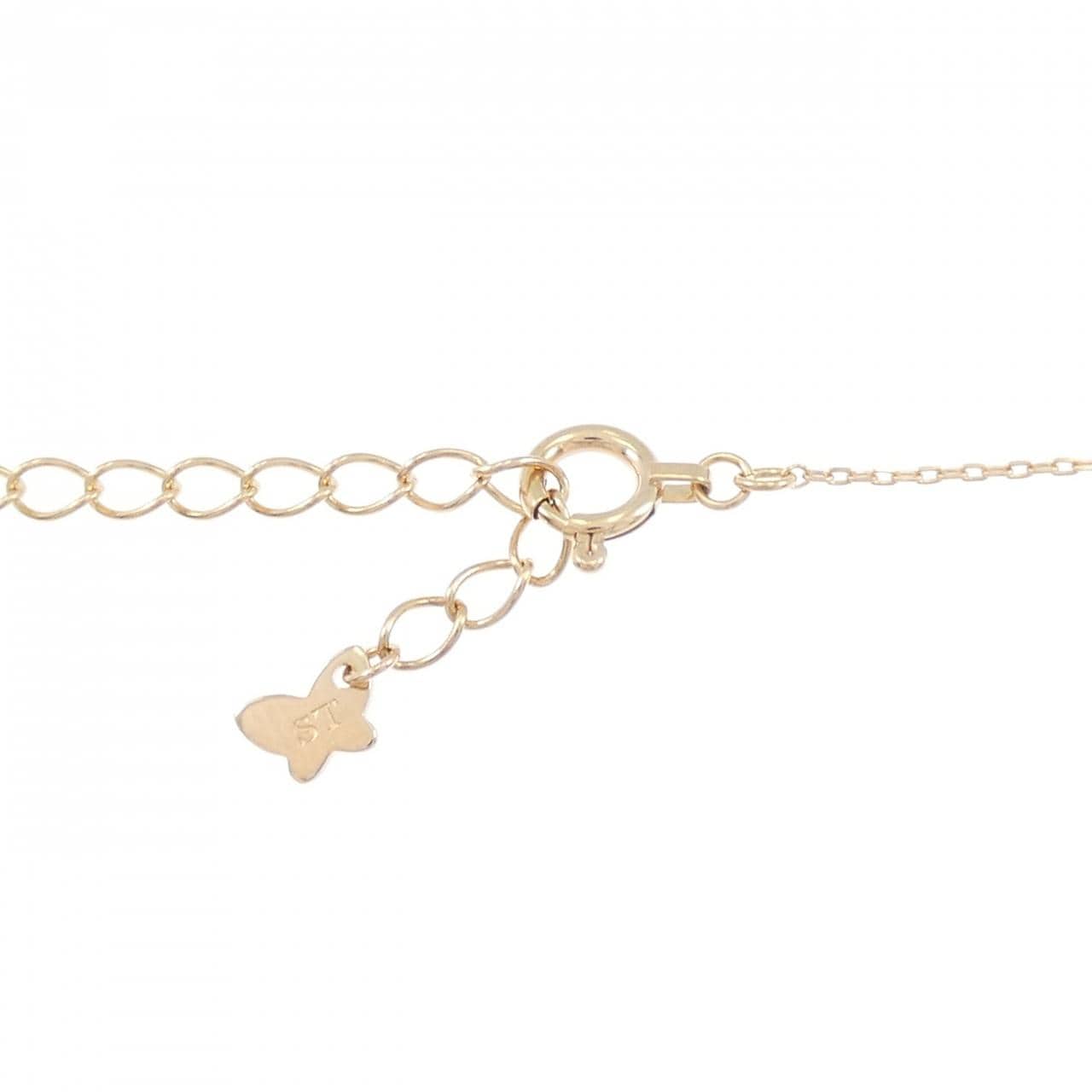 サマンサティアラ イニシャルM カラーストーン ネックレス