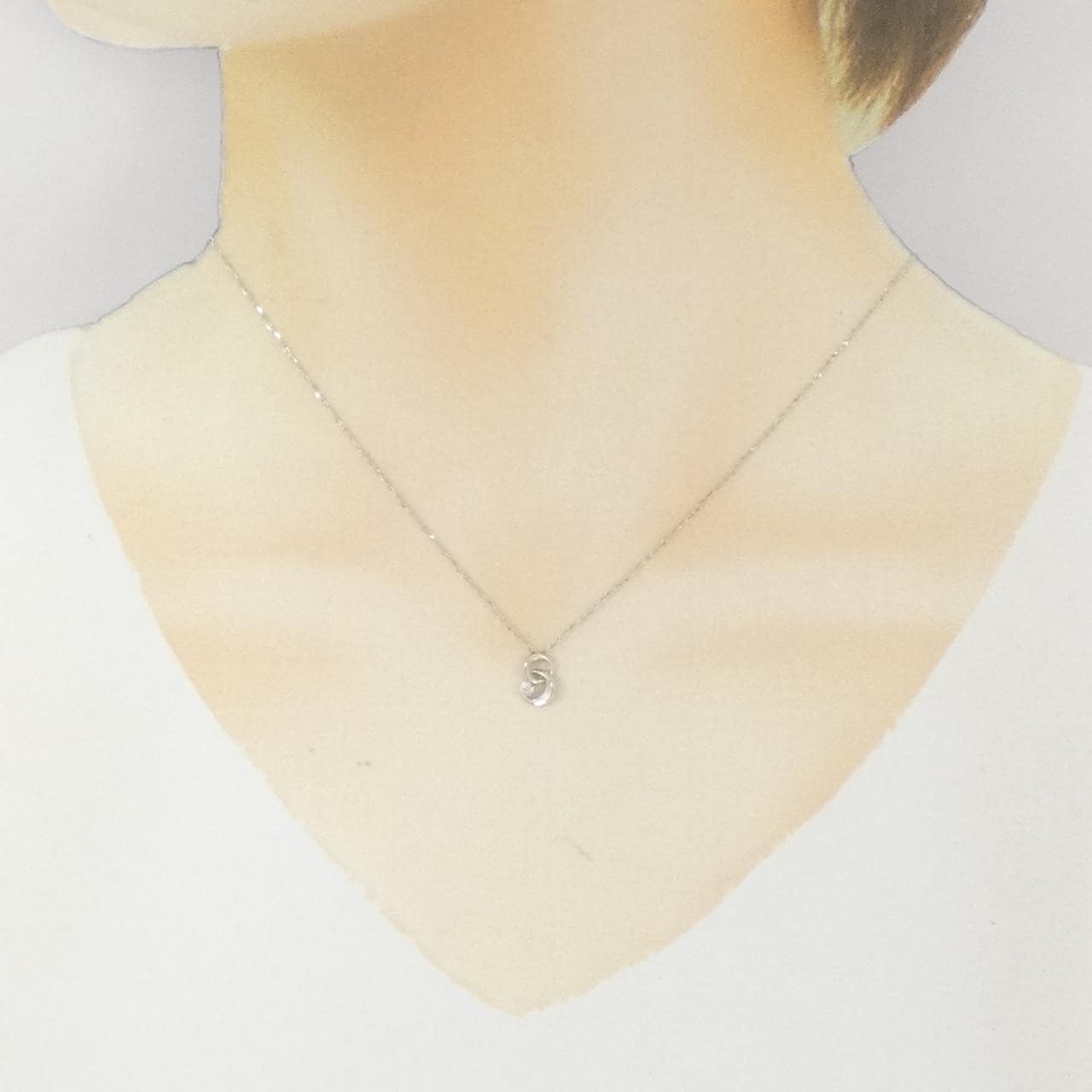 スタージュエリー ダイヤモンド ネックレス 0.01CT