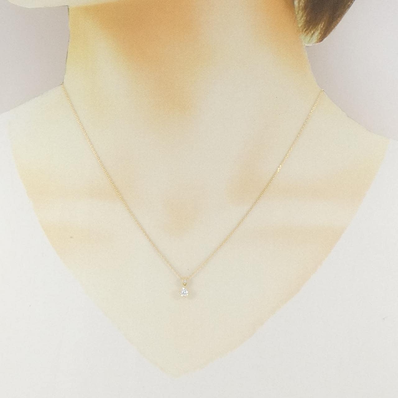 スタージュエリー ダイヤモンド ネックレス 0.16CT