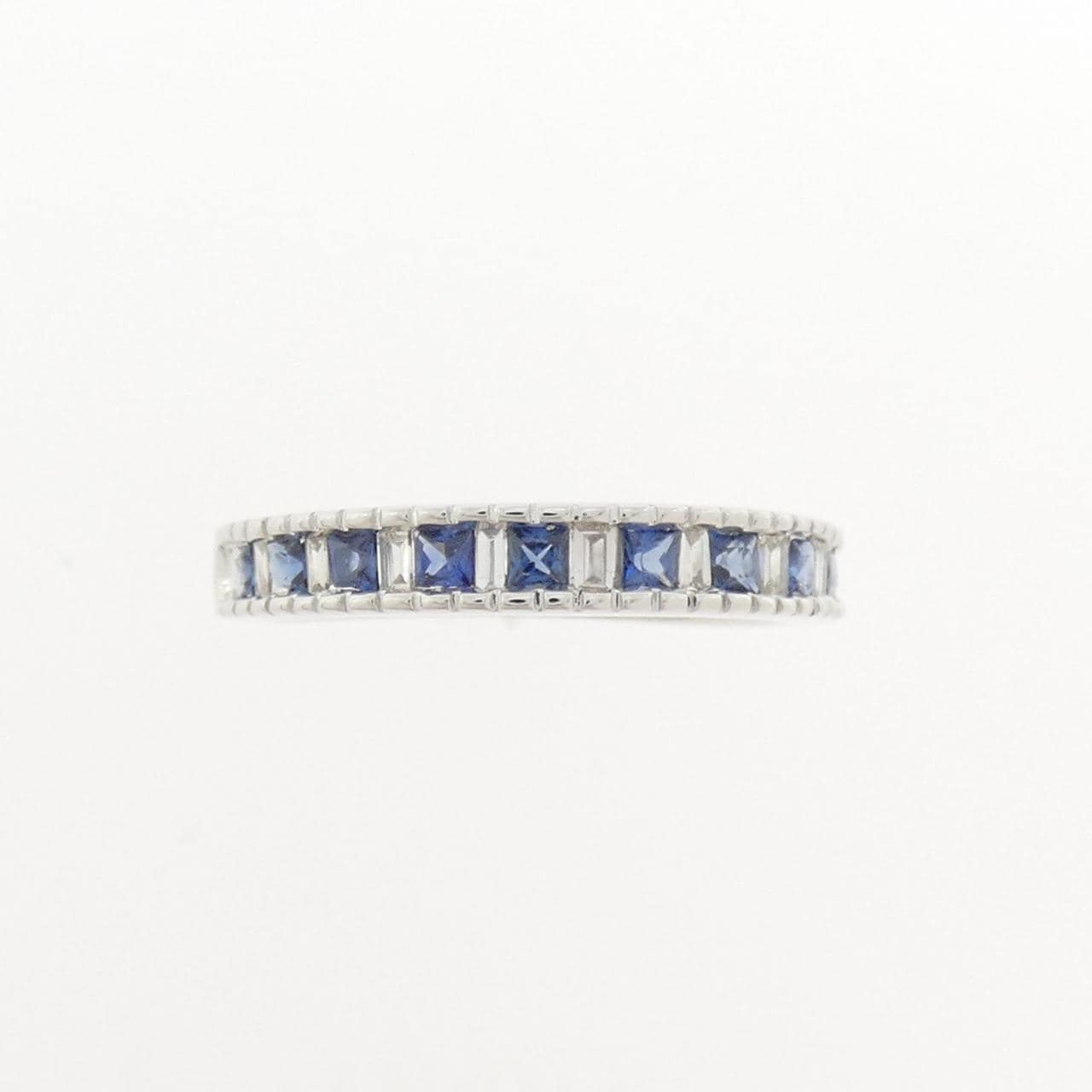 K18WG サファイヤ リング 0.42CT