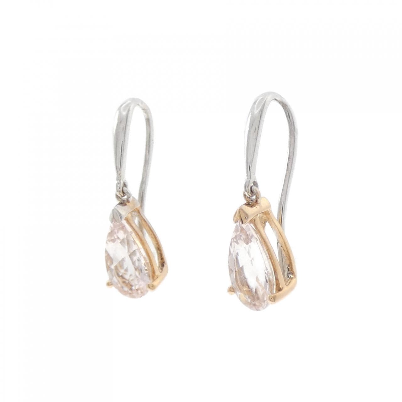 K18PG/K18WG金刚石耳钉1.30CT