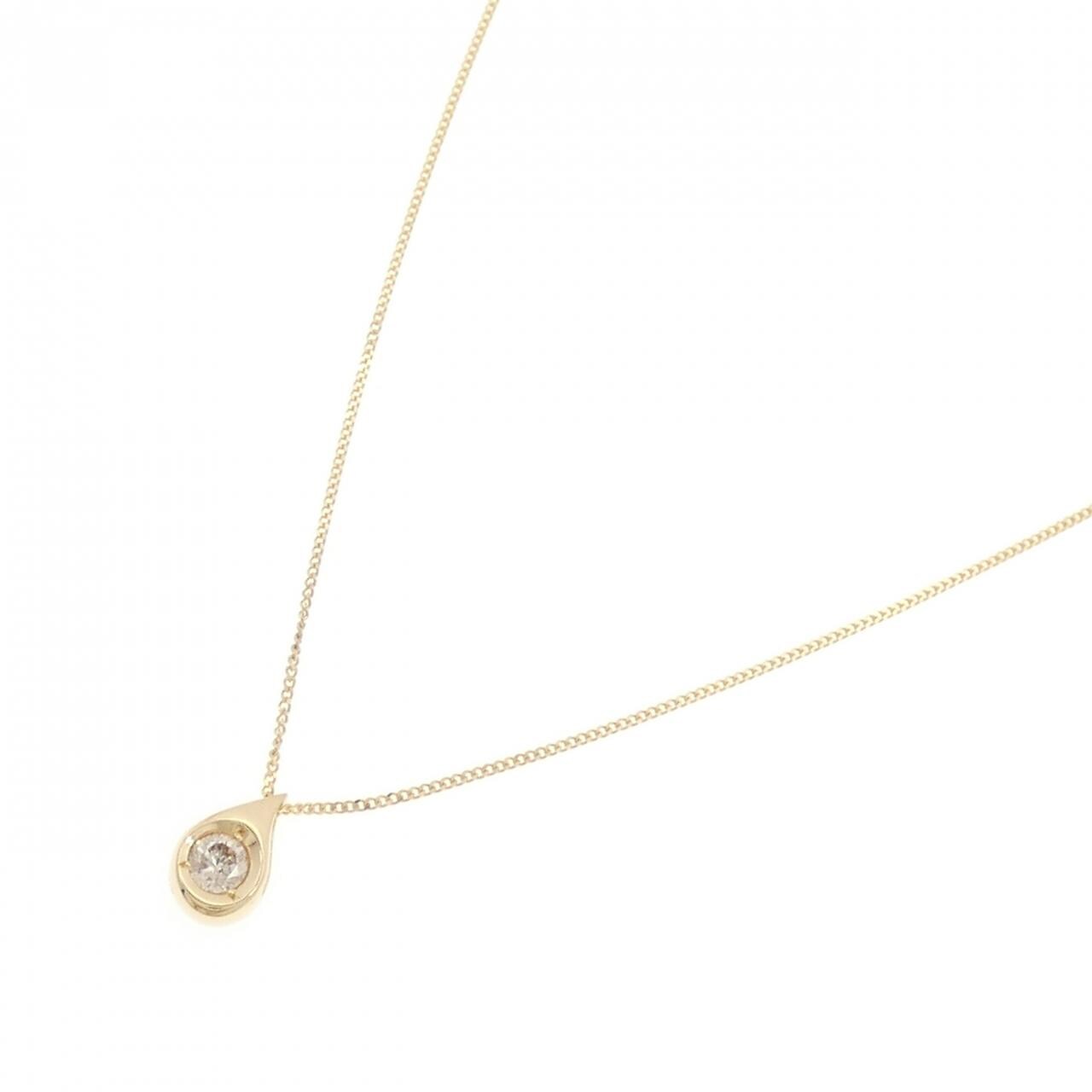 K18YG ダイヤモンド ネックレス 0.10CT