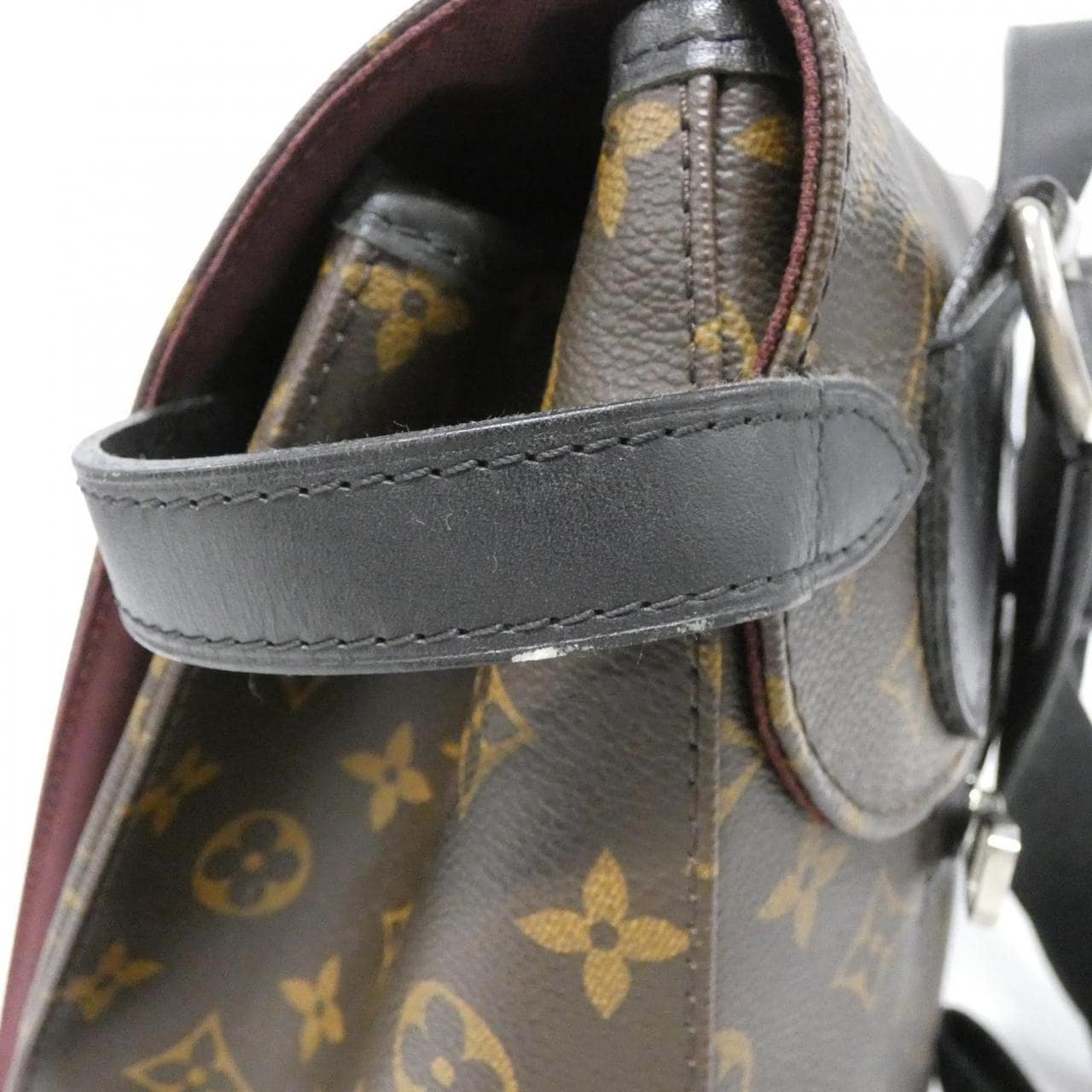 ルイヴィトン モノグラム マカサー ドレイク M40636 ショルダーバッグ