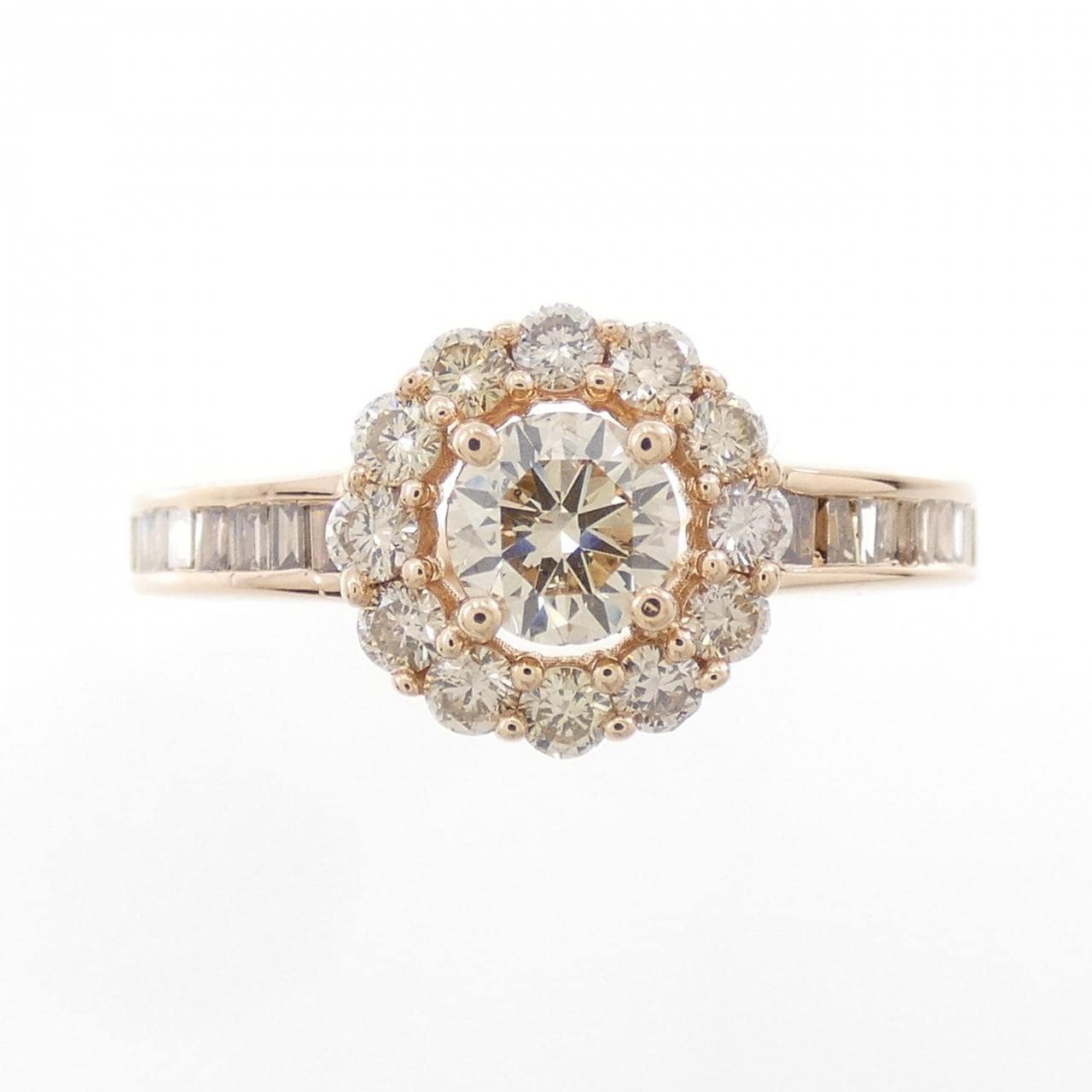 K18PG ダイヤモンド リング 0.40CT