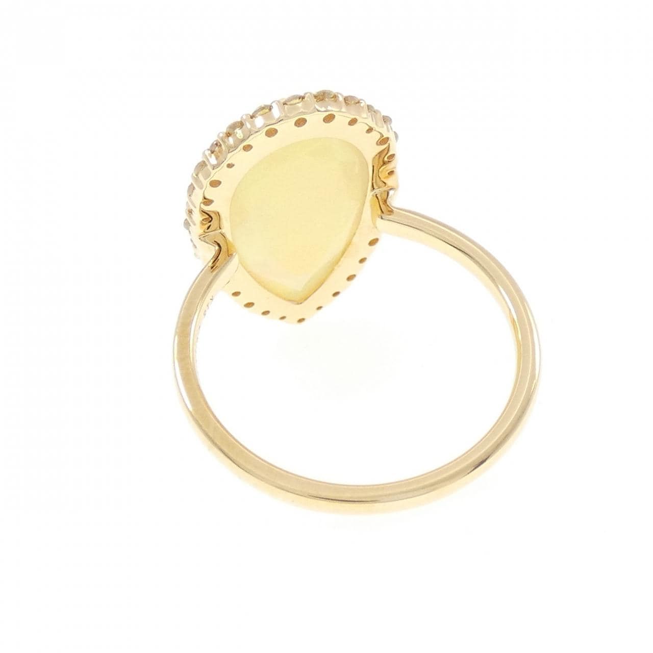 【新品】K18YG オパール リング 2.87CT