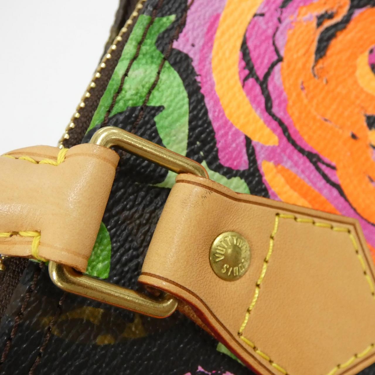 ルイヴィトン モノグラム ローズ(スティーブン スプラウス) スピーディ 30cm M48610 ボストンバッグ