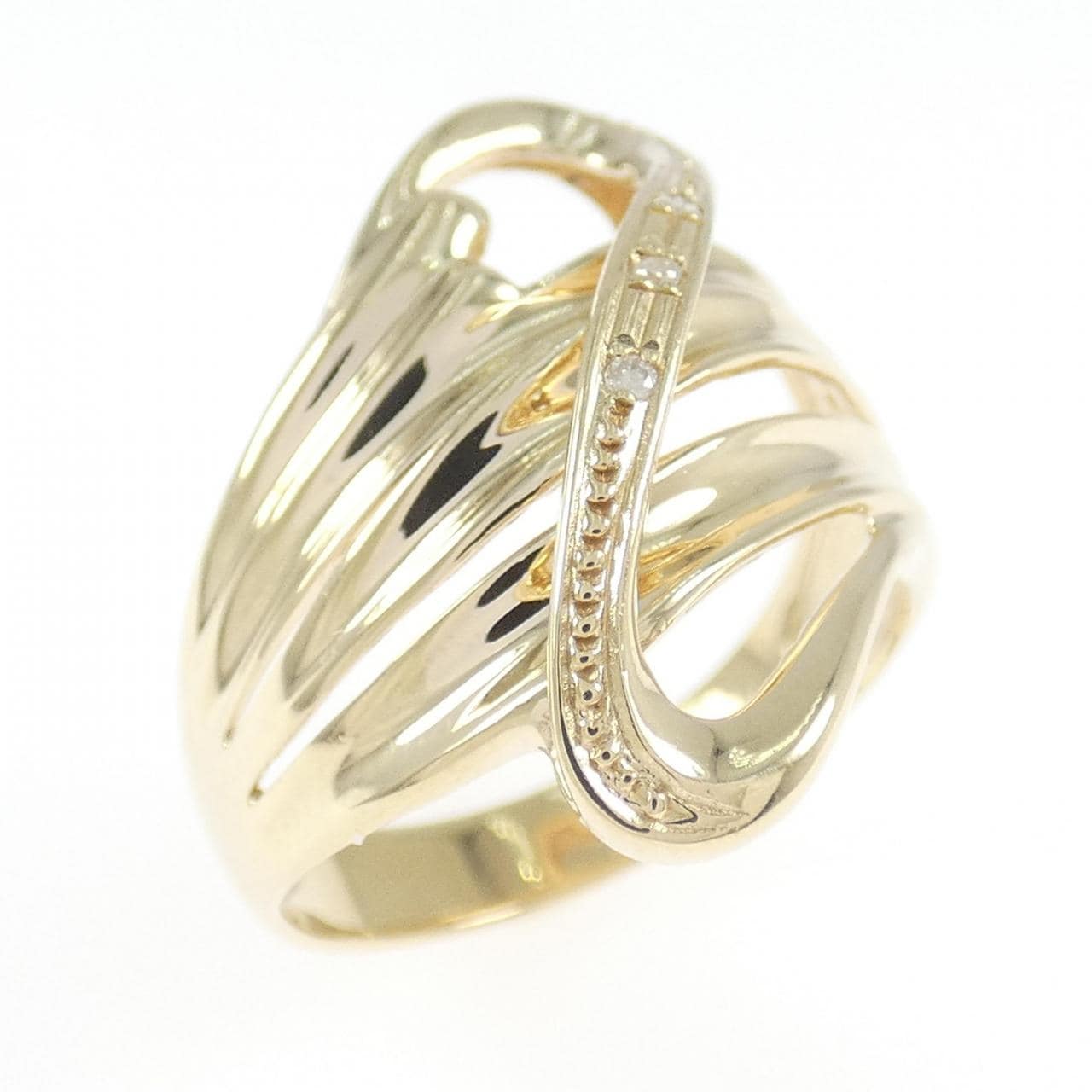 K10YG ダイヤモンド リング