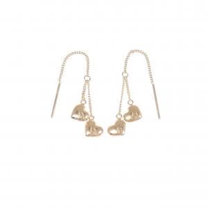 K10PG ハート ピアス