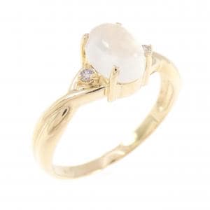 K18YG ムーンストーン リング