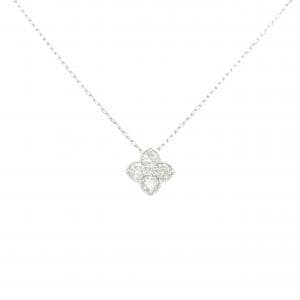 PT950/PT850 フラワー ダイヤモンド ネックレス 0.70CT