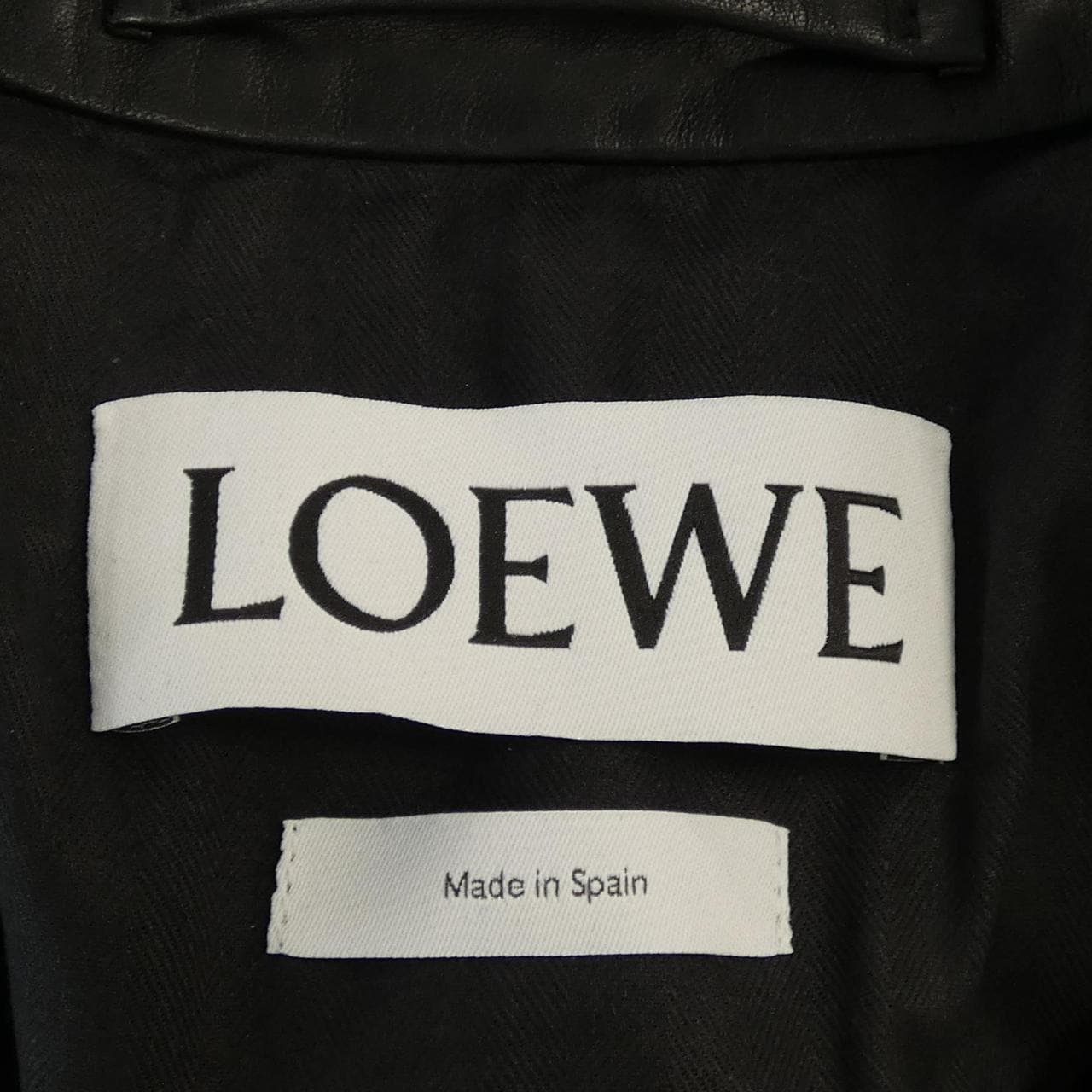 ロエベ LOEWE D1158000PL レザーライダースジャケット