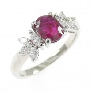 PT900 ルビー リング