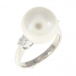 White Butterfly Pearl ring