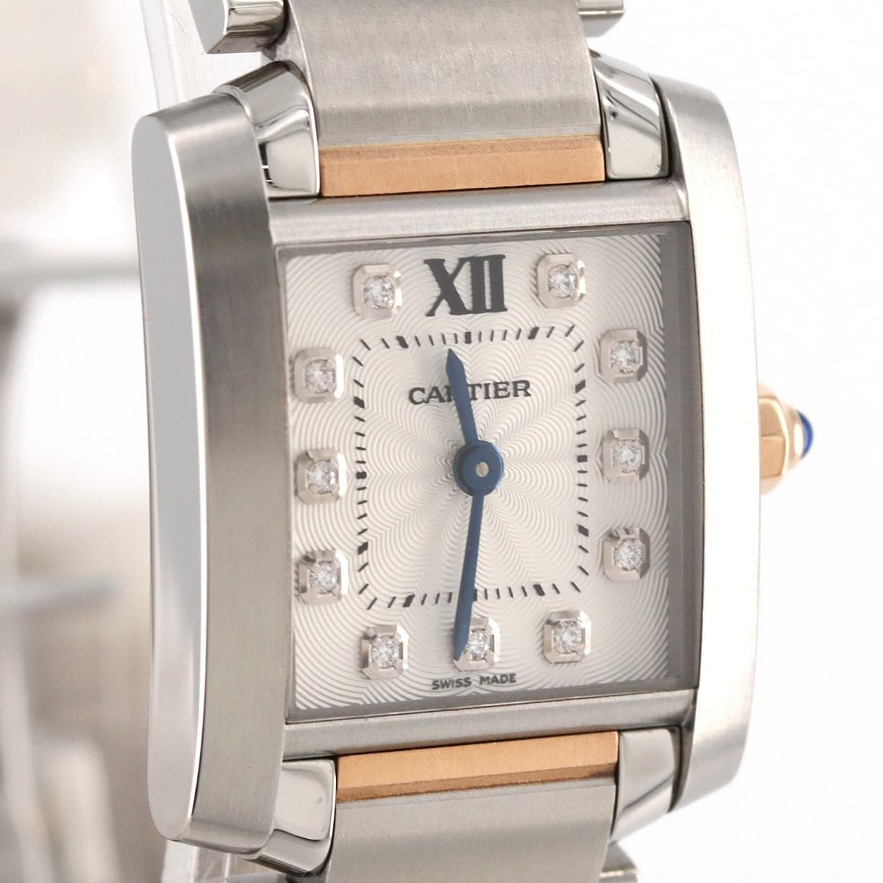 Cartier Tank Française SM PG Combi・11P WE110004 SSxPG石英