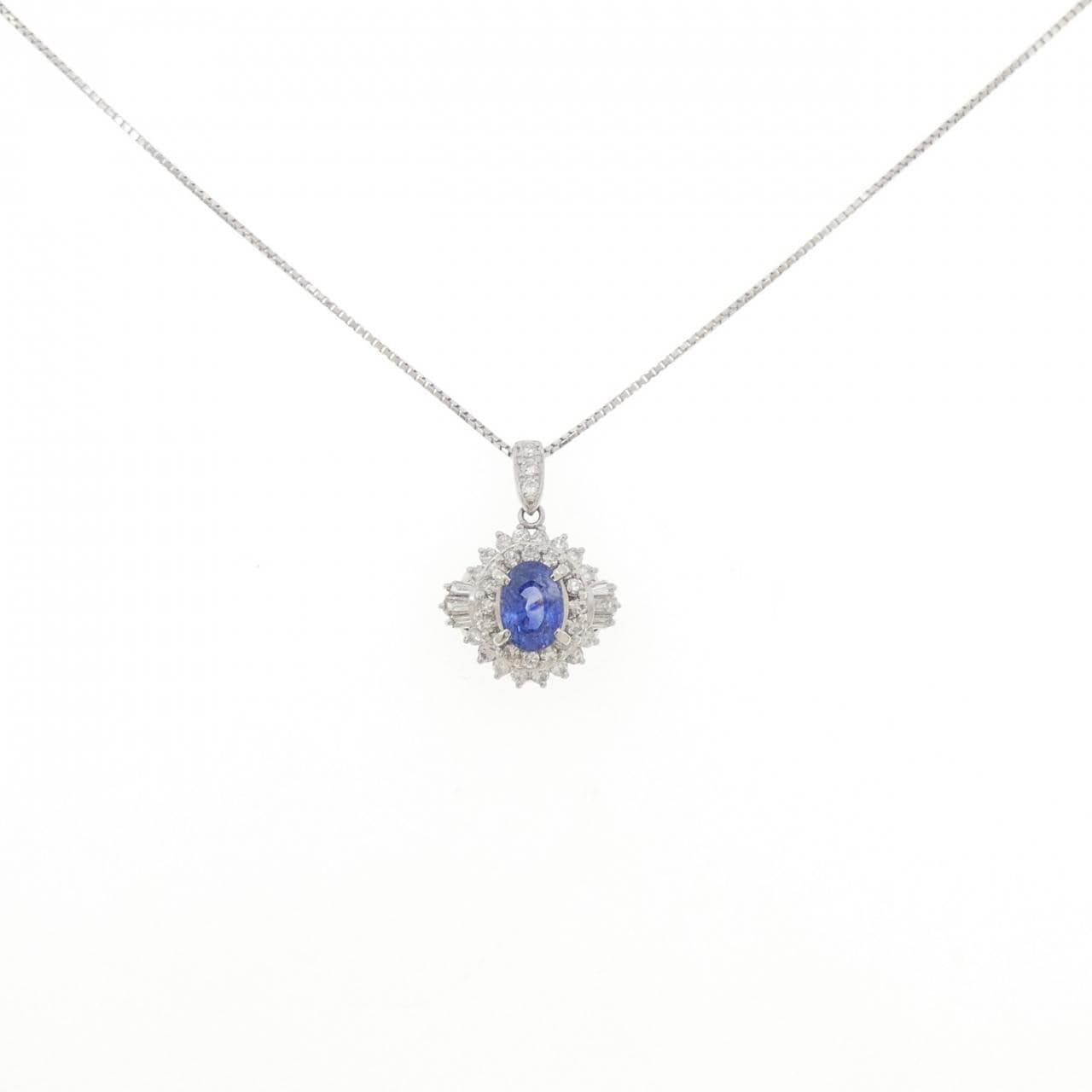 PT900/PT850 サファイヤ ネックレス 1.26CT